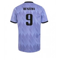 Real Madrid Karim Benzema #9 Fotballklær Bortedrakt 2022-23 Kortermet